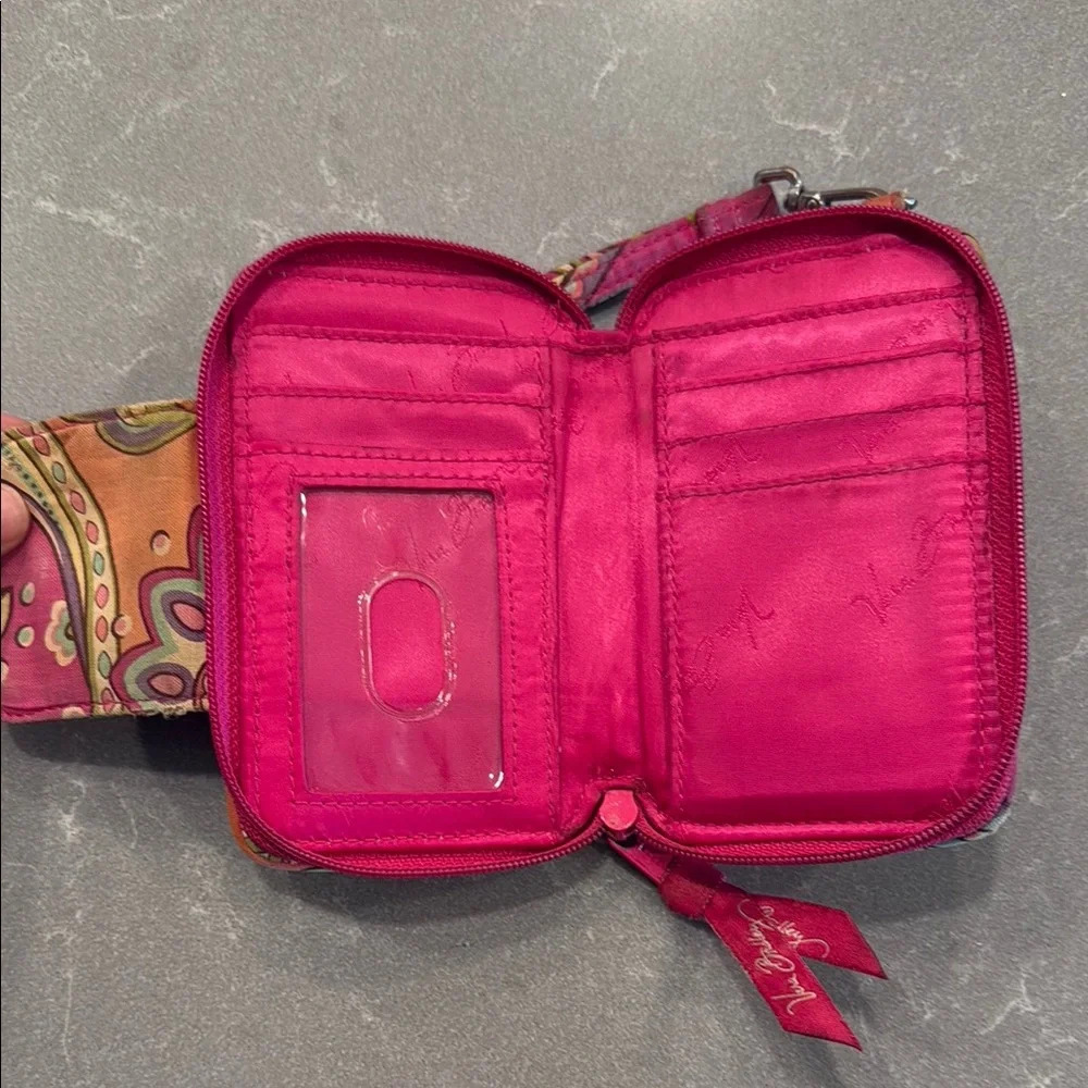 Vera Bradley Pink Wallet - Picture 3 of 5